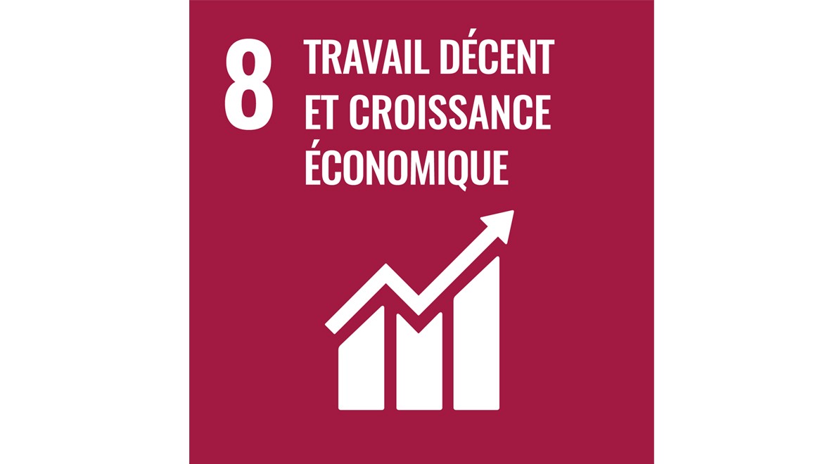 Objectif 8 des Nations unies « Travail décent et croissance économique »