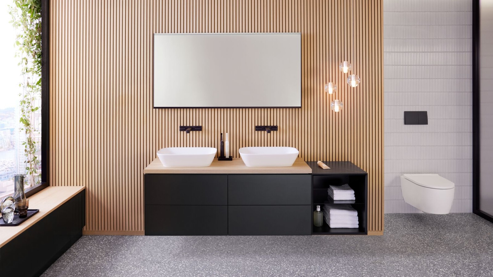 Lavabo double Geberit ONE