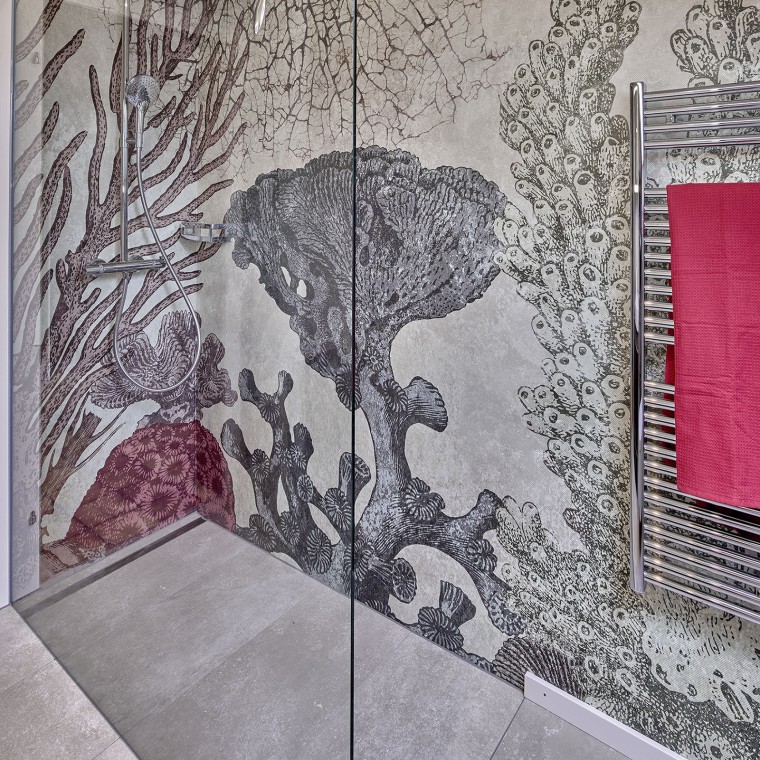 Douche de plain-pied avec écoulement de douche CleanLine Douche de plain-pied avec écoulement de douche CleanLine