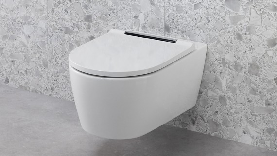 Wandhängendes WC der Geberit ONE Badserie (© Geberit)