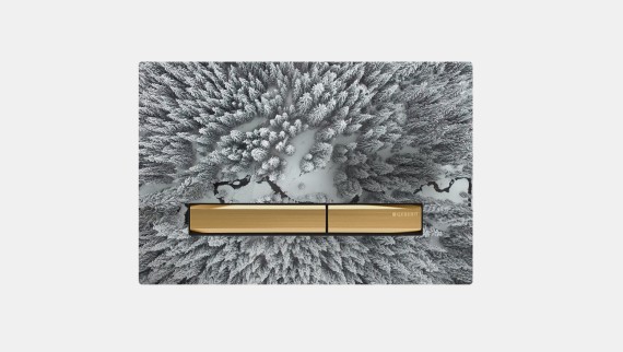 Betätigungsplatte mit individuellem Design Betätigungsplatte mit individuellem Design