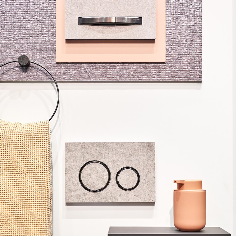 Mix de matériaux pour plus de confort dans la salle de bains Mix de matériaux pour plus de confort dans la salle de bains