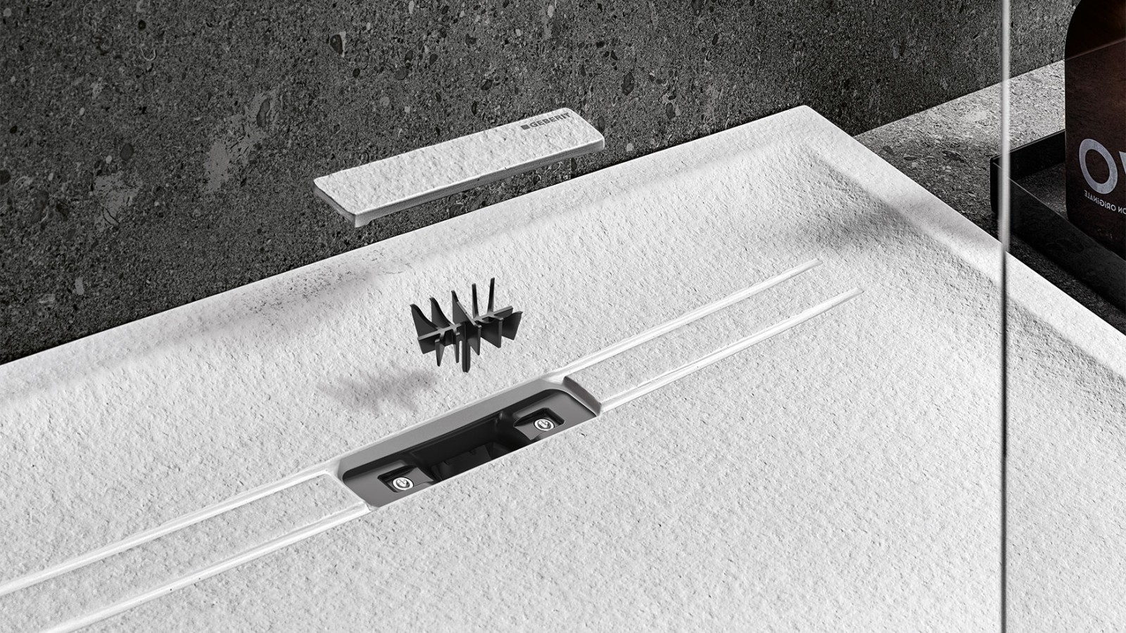 Peigne intégré dans le drain Peigne intégré dans le drain