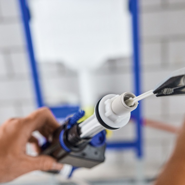 Geberit Typ 323 Einfüllventil: einfach zu wechselnder Filter