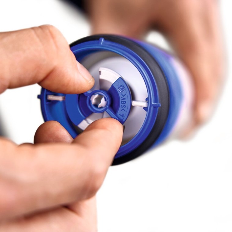 Drossel an der Geberit Typ 208 Heberglocke