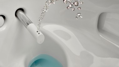 WC-douche Geberit AquaClean avec buse de douchette