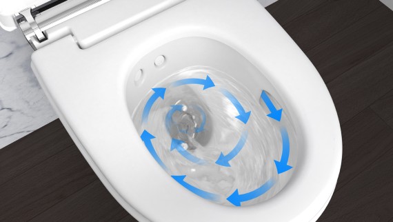 Geberit WC mit TurboFlush Geberit WC mit TurboFlush