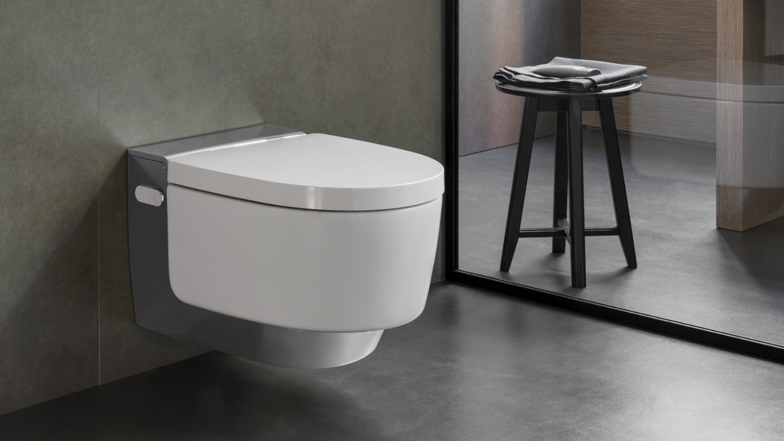 WC-douche Geberit AquaClean Mera (© Geberit) WC-douche Geberit AquaClean Mera (© Geberit)