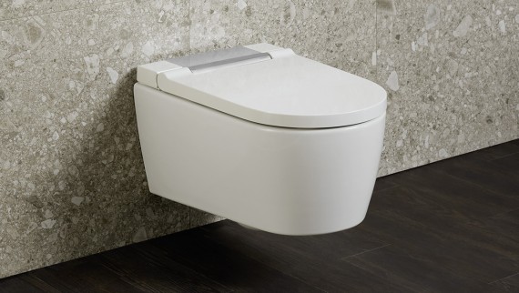 Das Geberit AquaClean Sela ist puristisch und elegant Das Geberit AquaClean Sela ist puristisch und elegant