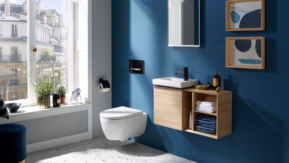 Collection Geberit iCon – salle de bains d’invités