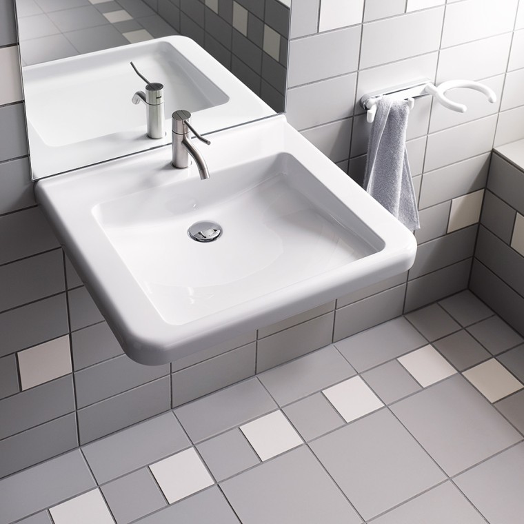 Lavabo Geberit Renova Comfort adapté PMR Lavabo Geberit Renova Comfort adapté PMR
