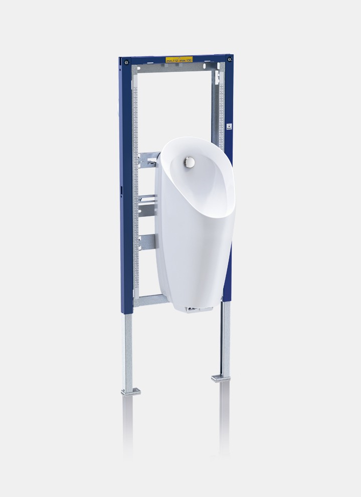 Flexibilität der Urinals durch Geberit Installationsrahmen