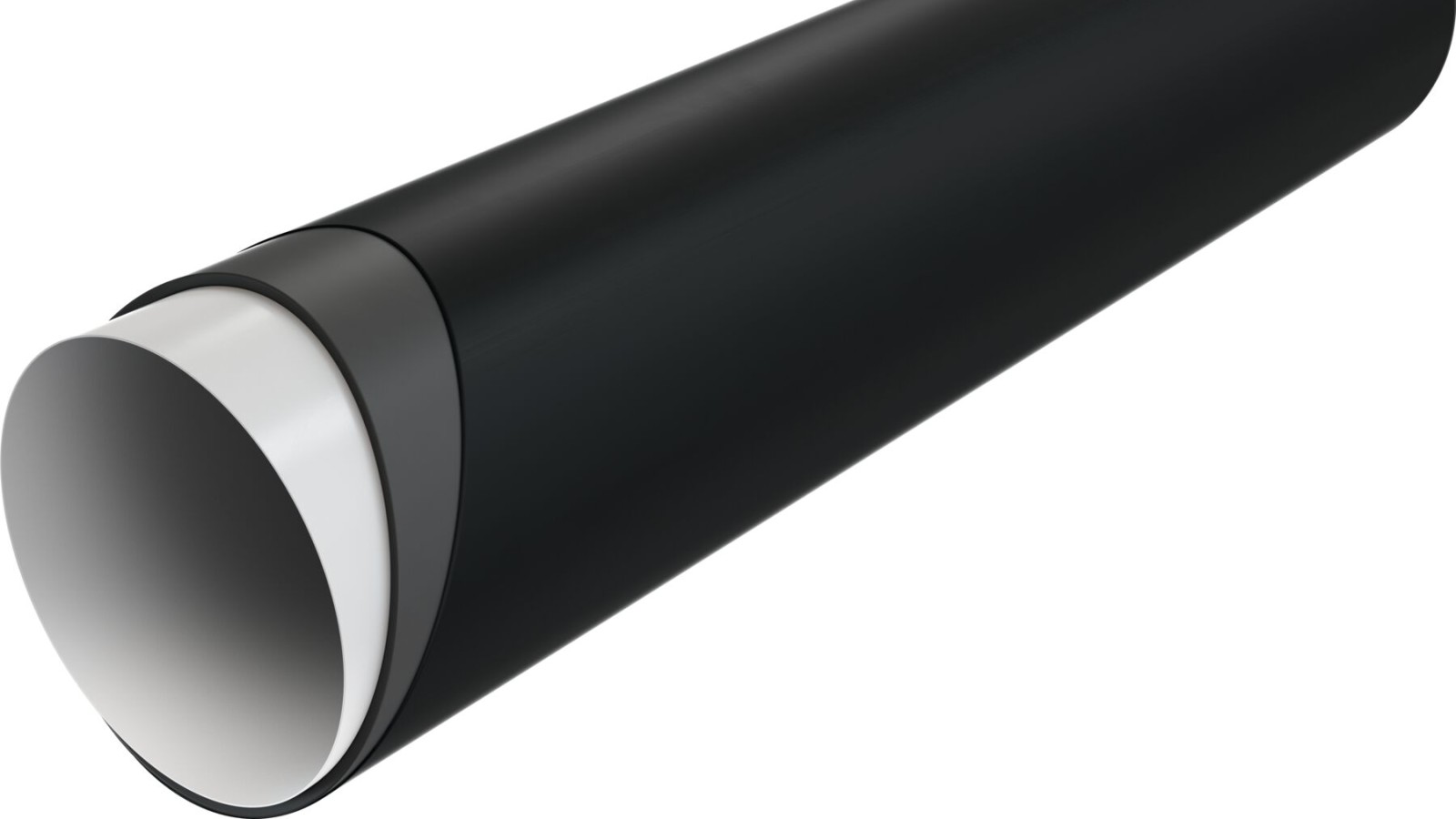 Querschnitt einer Silent-PP Röhre mit den Schichten Querschnitt einer Silent-PP Röhre mit den Schichten