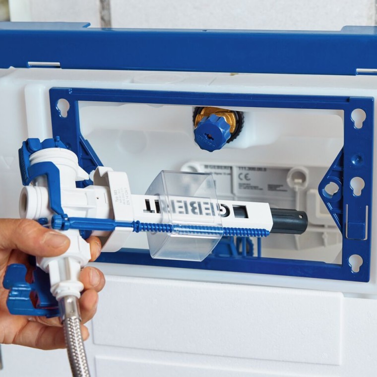 Robinet de chasse Geberit type 212 pour une installation et un démontage faciles Robinet de chasse Geberit type 212 pour une installation et un démontage faciles