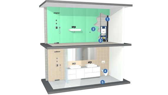 Solutions pour l’isolation phonique dans les installations sanitaires