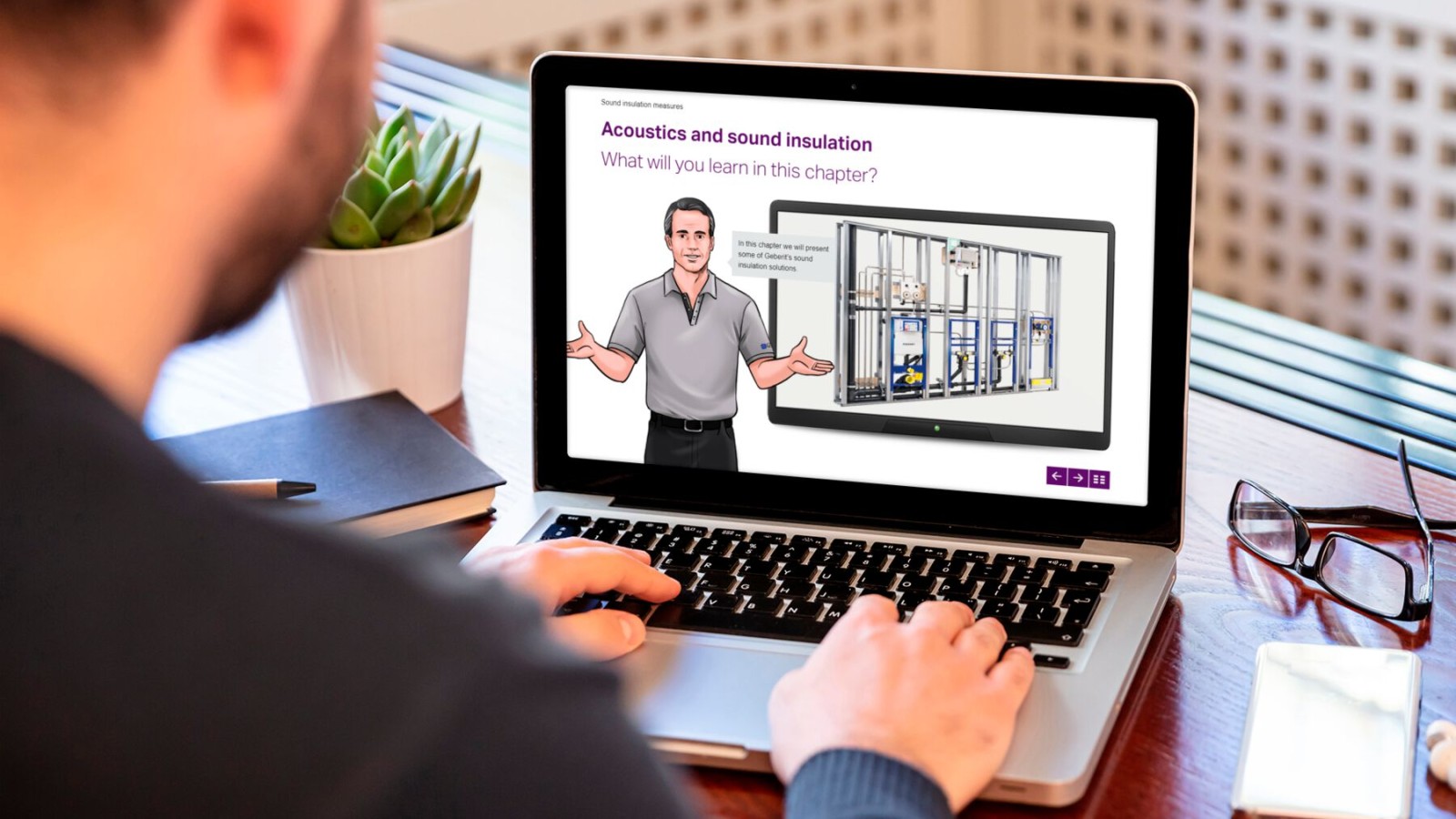 Bei Geberit steht ein umfangreiches digitales Schulungs-Angebot zur Verfügung