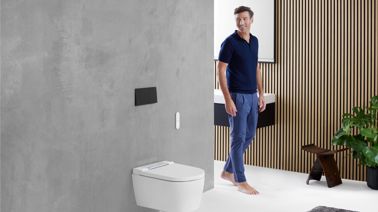 Dusch WC AquaClean Sela in Geberit Badezimmer