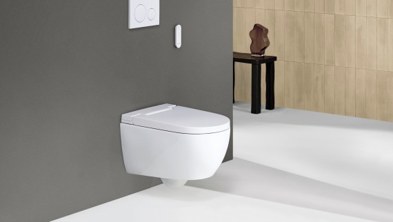 Geberit AquaClean Alba mit Fernbedienung Sigma 20 Geberit AquaClean Alba mit Fernbedienung Sigma 20