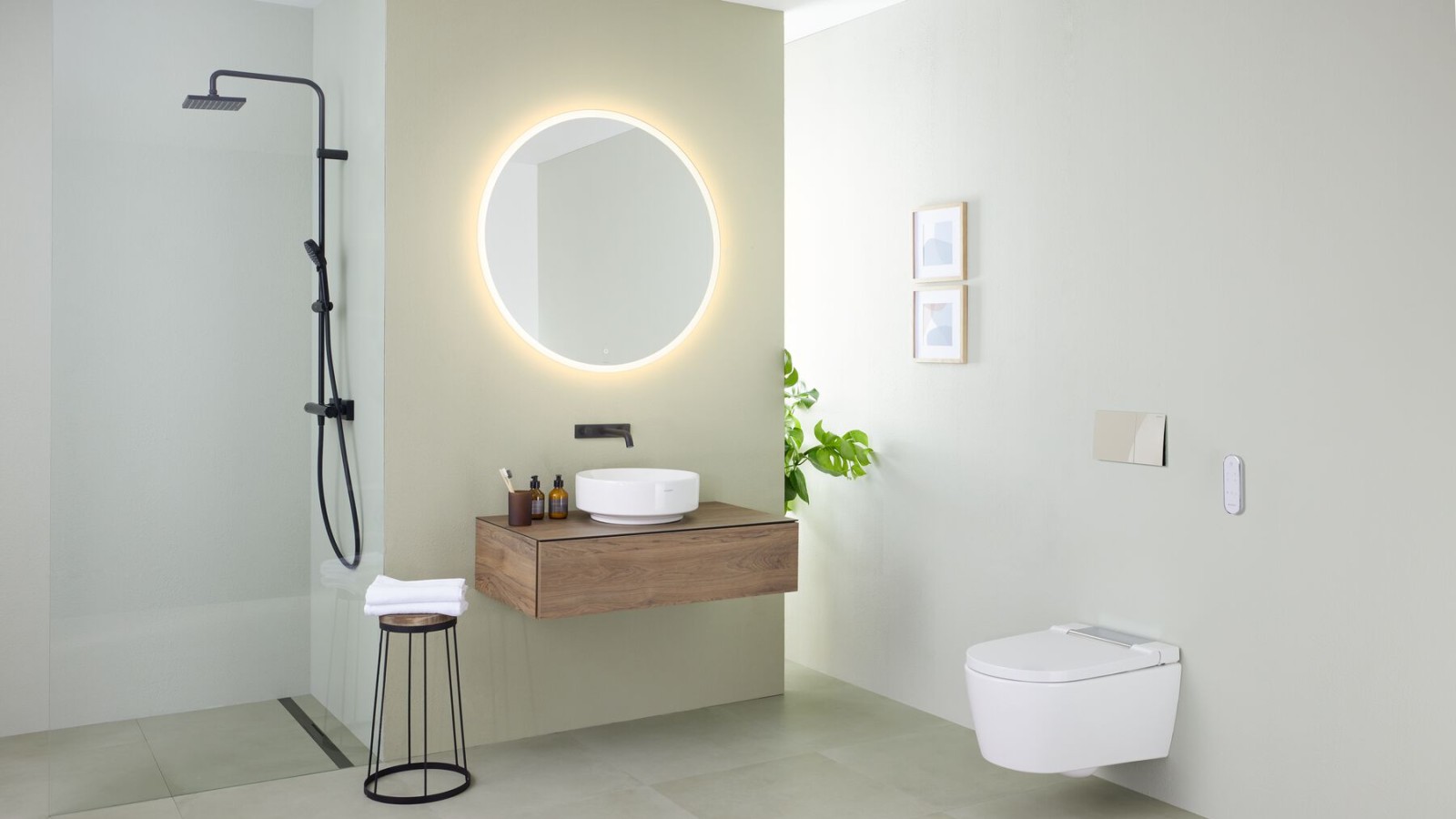 Lavabo Geberit VariForm avec miroir Geberit Option Lavabo Geberit VariForm avec miroir Geberit Option