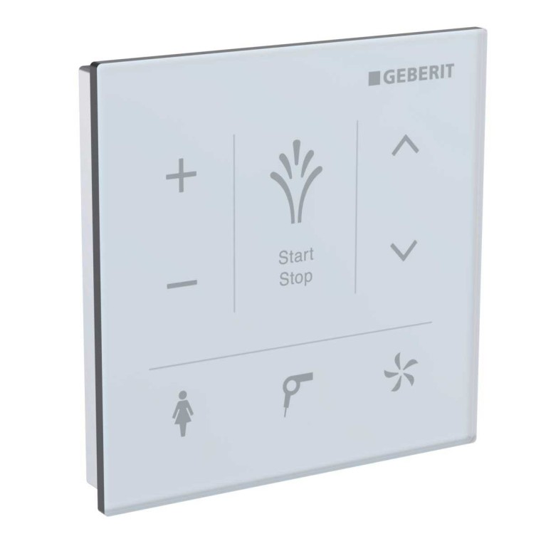 Tableau de commande mural blanc pour le WC-douche AquaClean Mera Tableau de commande mural blanc pour le WC-douche AquaClean Mera