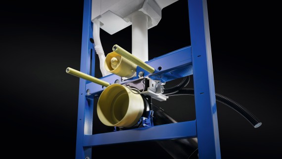 Geberit Duofix mit Strom- und Kommunikationsanschlussdose