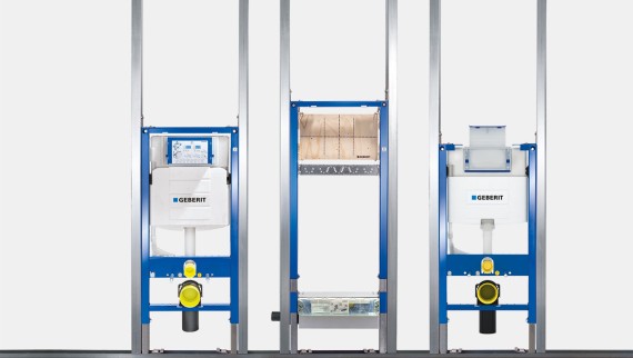 Elément d’installation Geberit Duofix : le multitalent pour la construction en cloison sèche