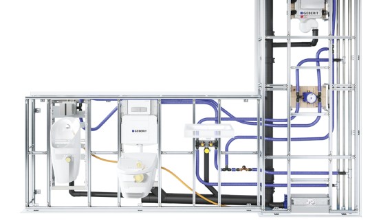 Préfabrication des murs avec Geberit GIS Préfabrication des murs avec Geberit GIS