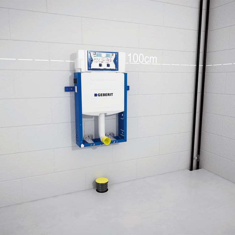 Fixation du réservoir à encastrer Geberit Combifix Fixation du réservoir à encastrer Geberit Combifix