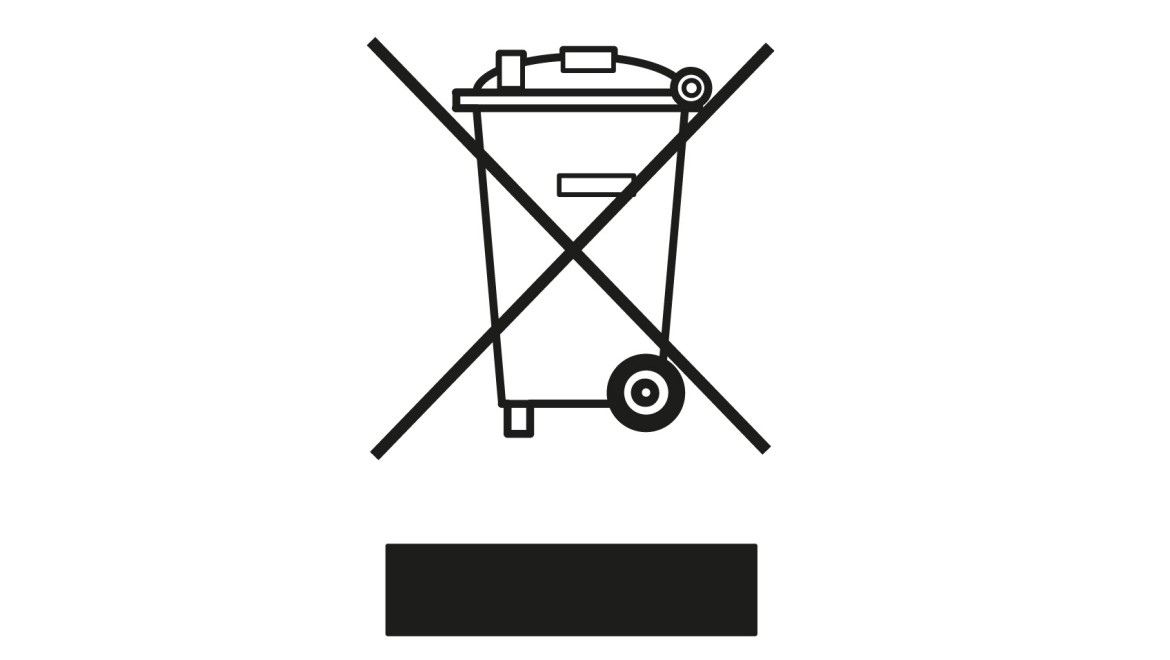 Symbole « Elimination d’anciens appareils électriques et électroniques »