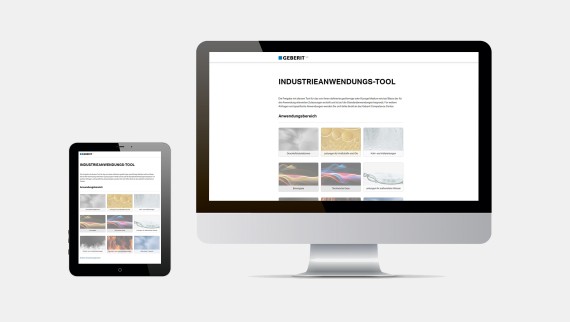 Ansicht Geberit Industrieanwendungstool