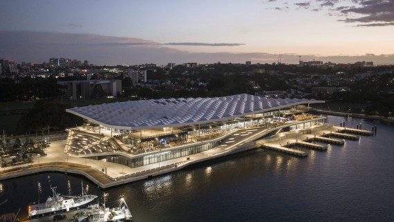 Der neue Sydney Fish Market an der Blackwattle Bay (© Rasmus Hjortshoj) Der neue Sydney Fish Market an der Blackwattle Bay (© Rasmus Hjortshoj)