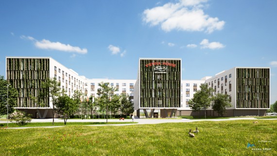 Das grösste Hotel Europas in Holz-Hybrid-Bauweise wurde in Wien Schwechat eröffnet (© BKK3 Architektur) Das grösste Hotel Europas in Holz-Hybrid-Bauweise wurde in Wien Schwechat eröffnet (© BKK3 Architektur)