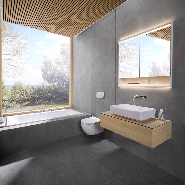 Le concept primé « Serenity » (© Geberit) Le concept primé « Serenity » (© Geberit)