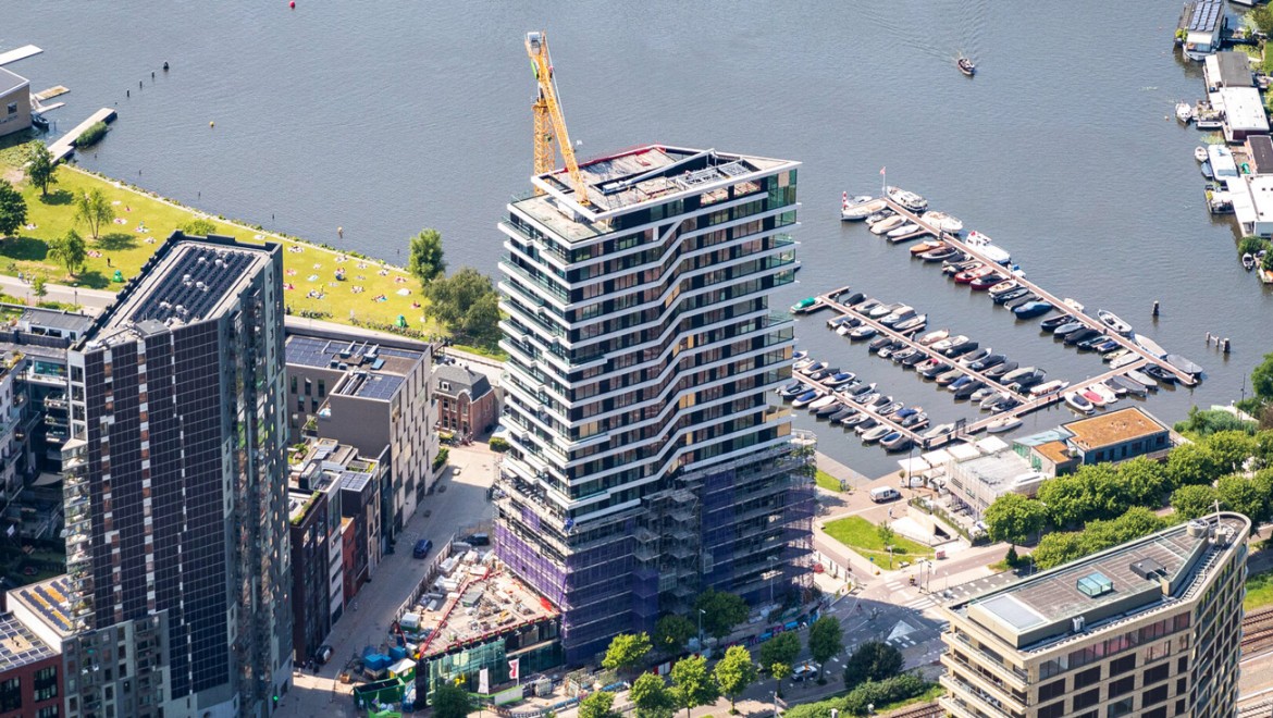 HAUT Amsterdam (© Team V Architecture / Jannes Linders / Topview Luchtfotografie)