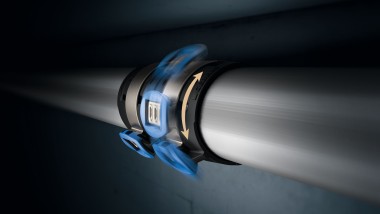 Le raccord Geberit FlowFit s’emboîte directement après la coupe Le raccord Geberit FlowFit s’emboîte directement après la coupe