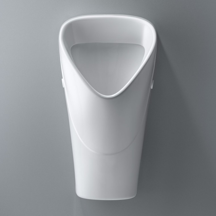 L'urinoir trigonal Geberit Renova, facile à nettoyer, pour des installations rentables