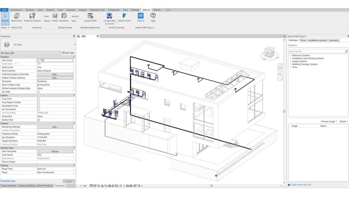 Produktstruktur im Modul Katalog in Autodesk® Revit®