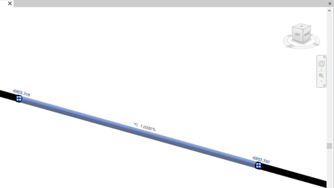 Segmentation d’une conduite en tronçons transportables dans Geberit BIM Plug-in