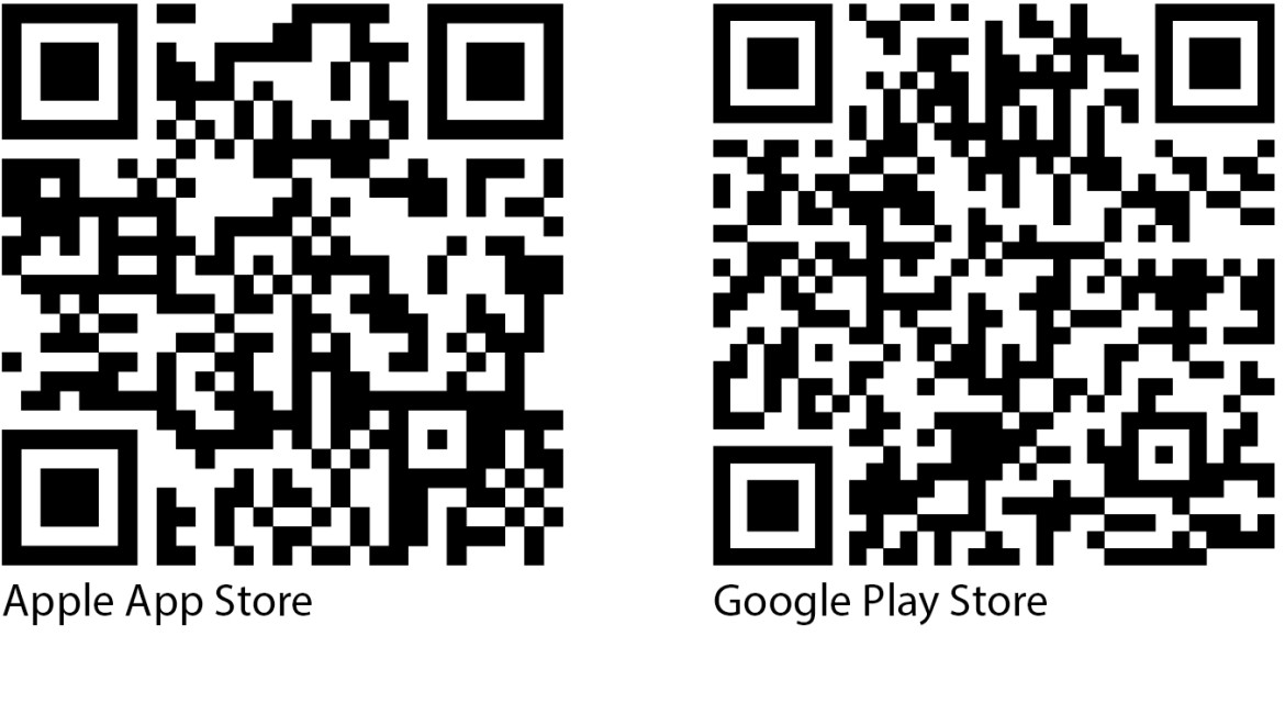 QR Codes Geberit Control App für Apple und Android