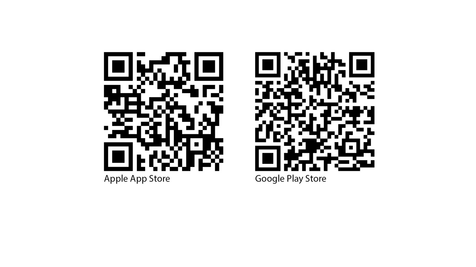 QR Codes Geberit Control pour Apple et Android