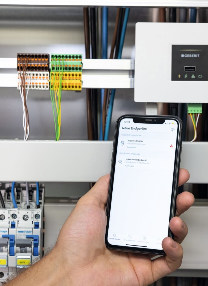 Accès centralisé aux terminaux sur Geberit Gateway