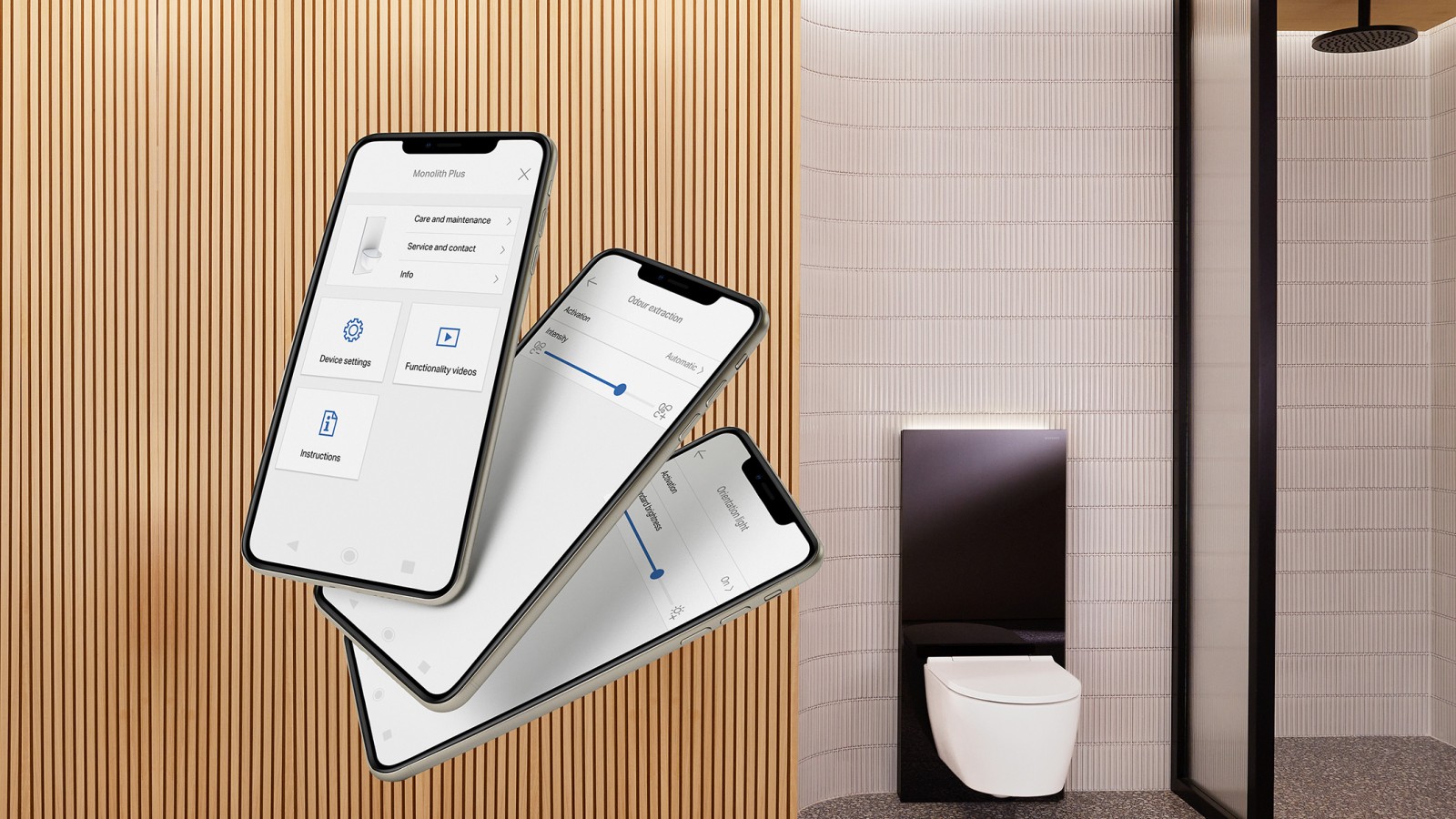 Geberit Home - pour l'installation du nouveau module sanitaire Geberit Monolith Plus (© Geberit) Geberit Home - pour l'installation du nouveau module sanitaire Geberit Monolith Plus (© Geberit)