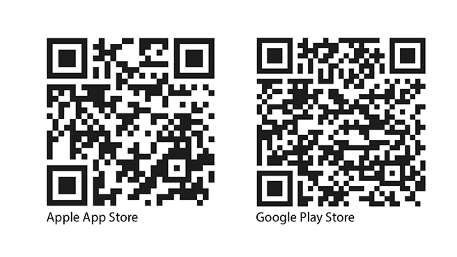 QR-Code für iOS Geberit Home App und Android Geberit Home App