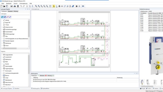 Schemaplanung im Geberit ProPlanner