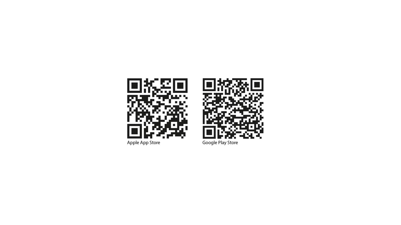 Codes QR de l’application Geberit Home pour iOS et Android Codes QR de l’application Geberit Home pour iOS et Android