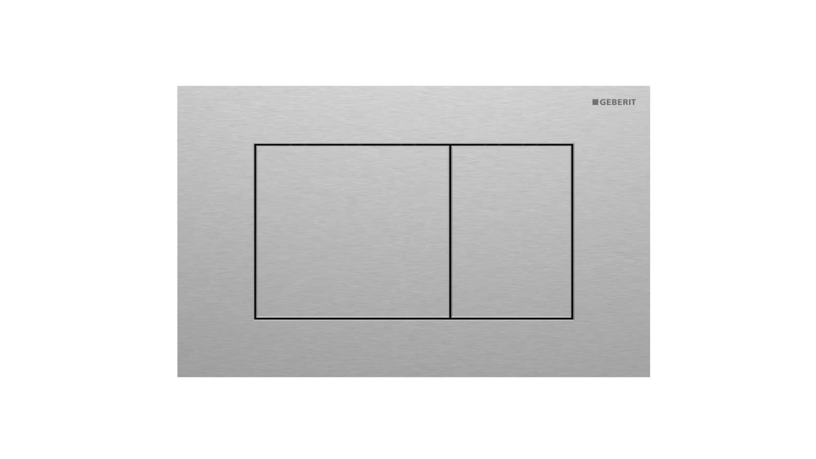 Geberit Sigma40 angulaire en acier inoxydable Geberit Sigma40 angulaire en acier inoxydable