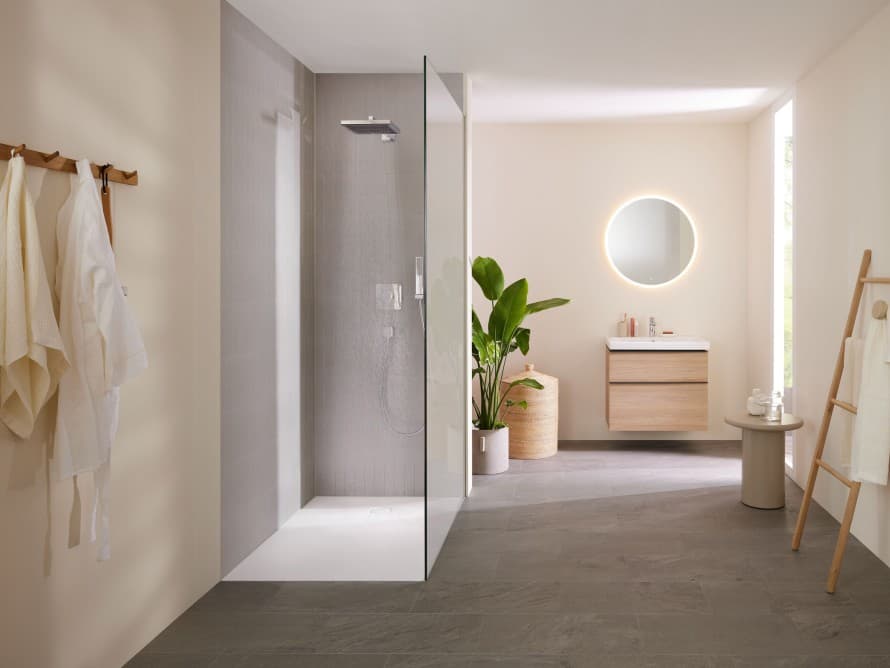 Geberit CleanFloor30 Duschfläche mit Wasser Geberit CleanFloor30 Duschfläche mit Wasser