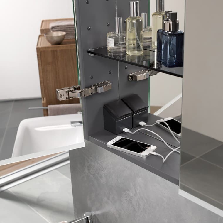 Geberit Option avec port USB intégré (© Geberit) Geberit Option avec port USB intégré (© Geberit)