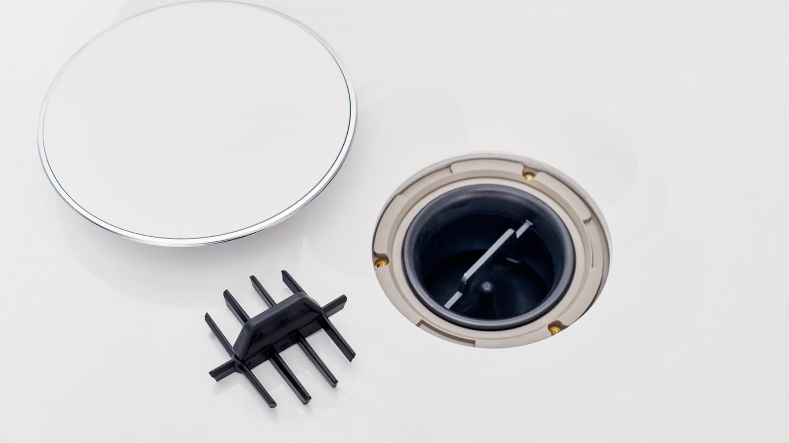 Peigne intégré dans le drain Peigne intégré dans le drain