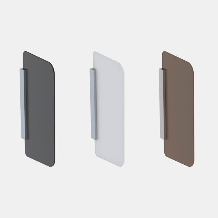 Séparations d'urinoirs Geberit en verre Séparations d'urinoirs Geberit en verre